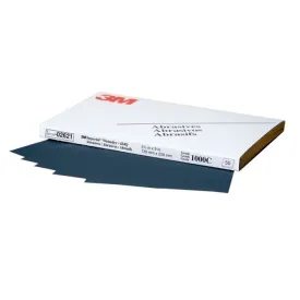 3M™ Wetordry™ Abrasive Sheet 434Q, 02621, 1000, 5 1/2 in x 9 in, 50 sheets per carton, 5 cartons per case