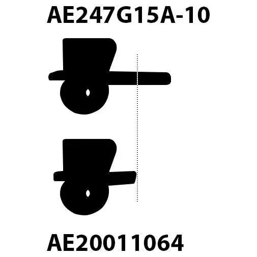 AME AE247G15A-10 Hoffman Mount Head Inserts (10/Pkg)