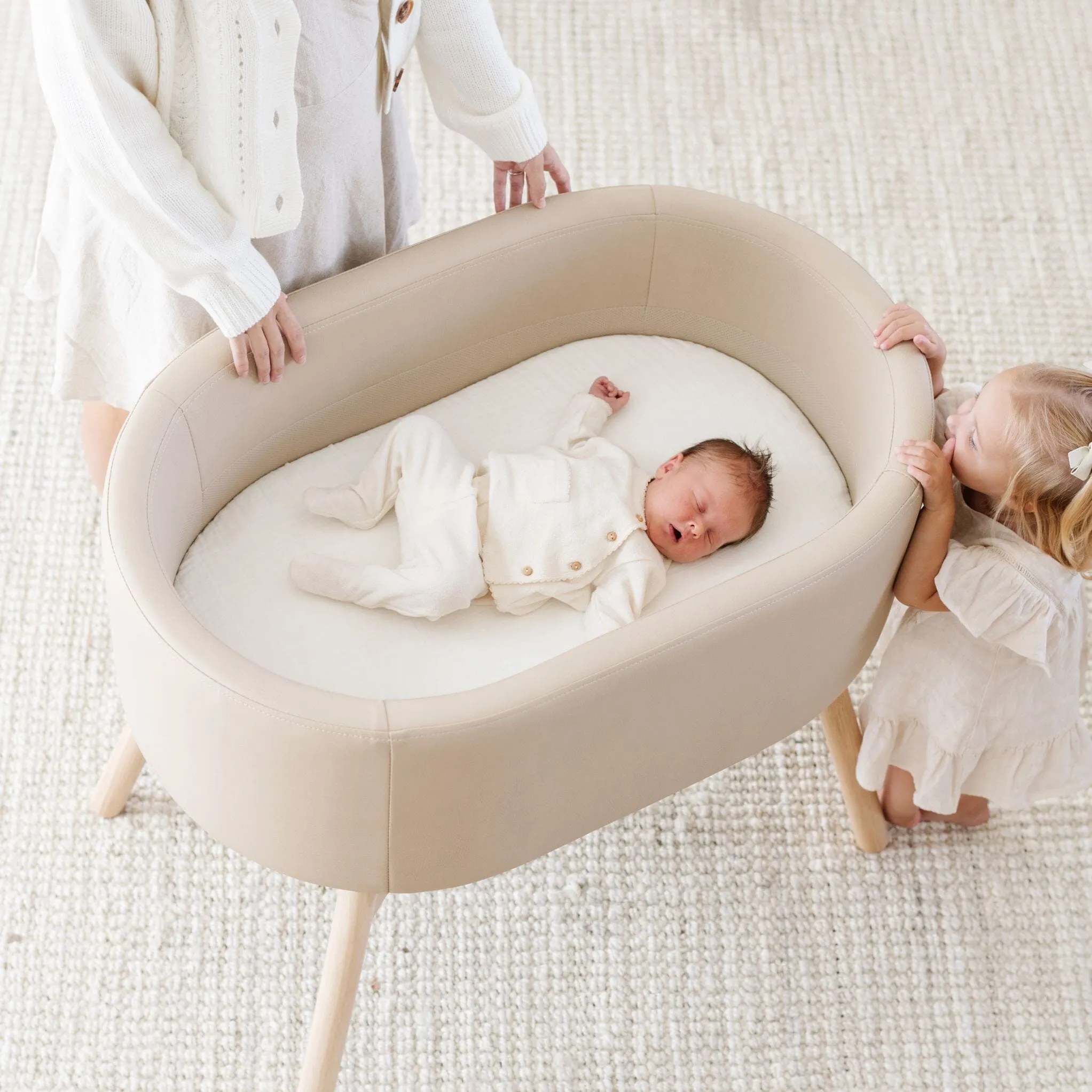 Babyletto x GATHRE Capsule Bassinet | Millet