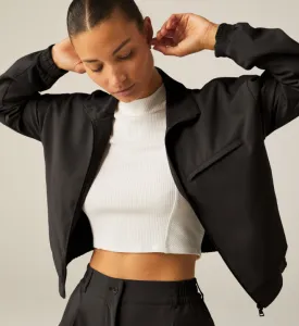 Beyond Yoga Status Pocket Sleeve Cropped Jacket