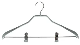 BodyForm, 42-LK, Pant Bar with Clips, Silver