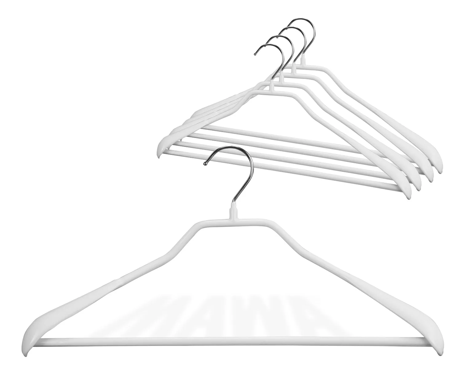 BodyForm, 42-LS, Pant Bar Hanger, White