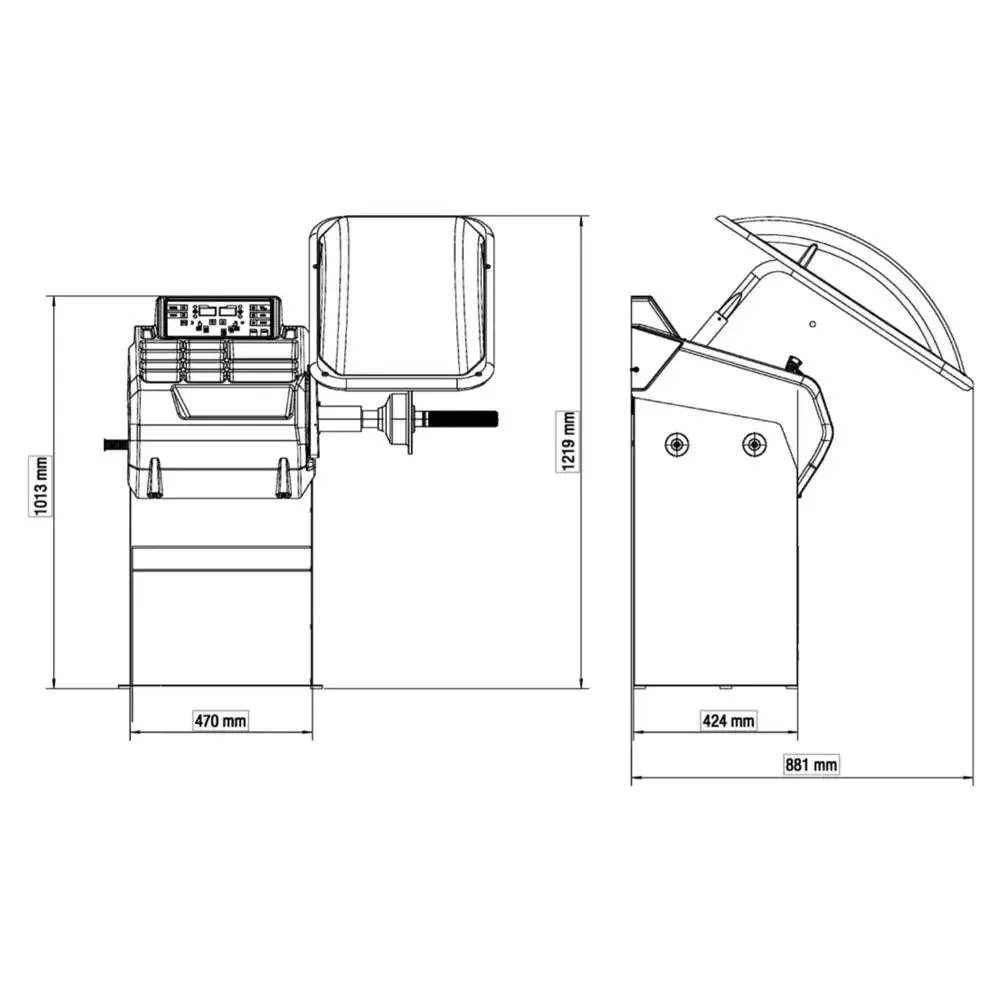 Coats 885 Space-Saving Tire Balancer