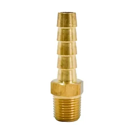 Coats Straight Brass Fitting, 1/4" Barb x 1/8" Male NPT (Ea.) - 8000378