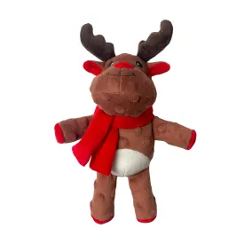 Cuddly Festive Reindeer | Plush Christmas Dog Toy by Happy Pet