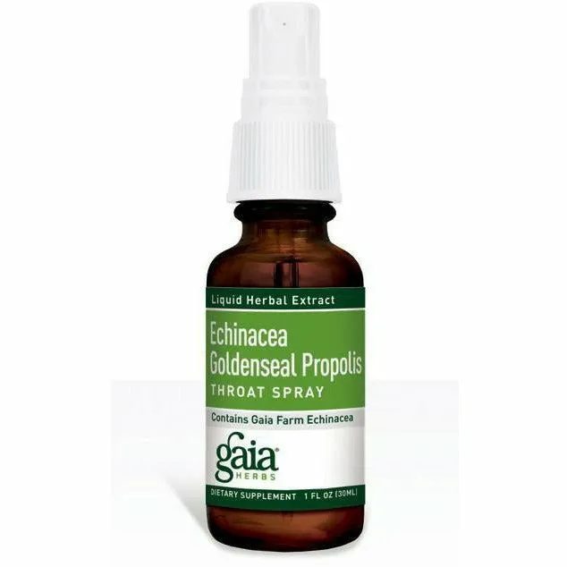 Echinacea Goldenseal Throat Spray 1 oz by Gaia Herbs