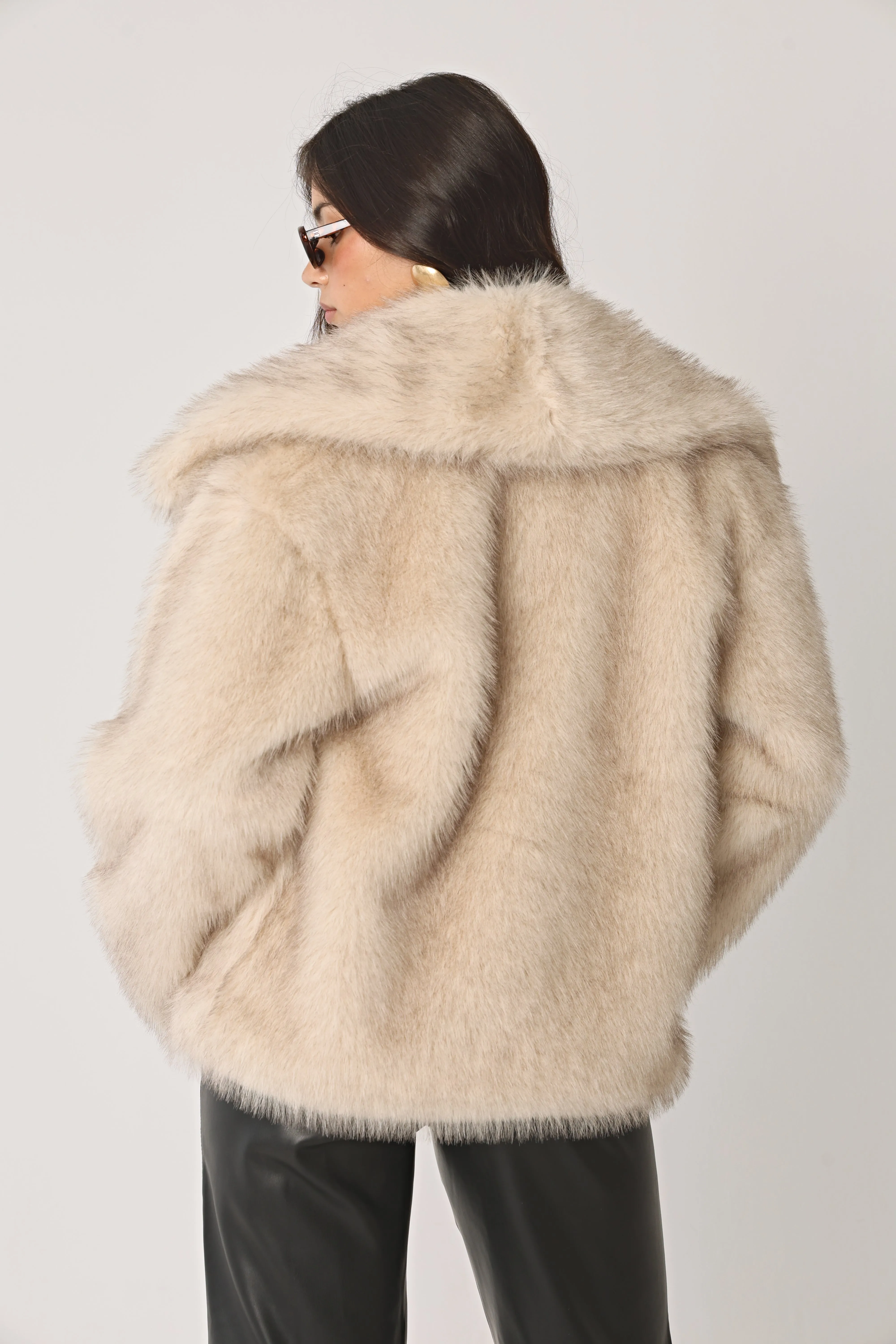 FAUX FUR FUR COAT