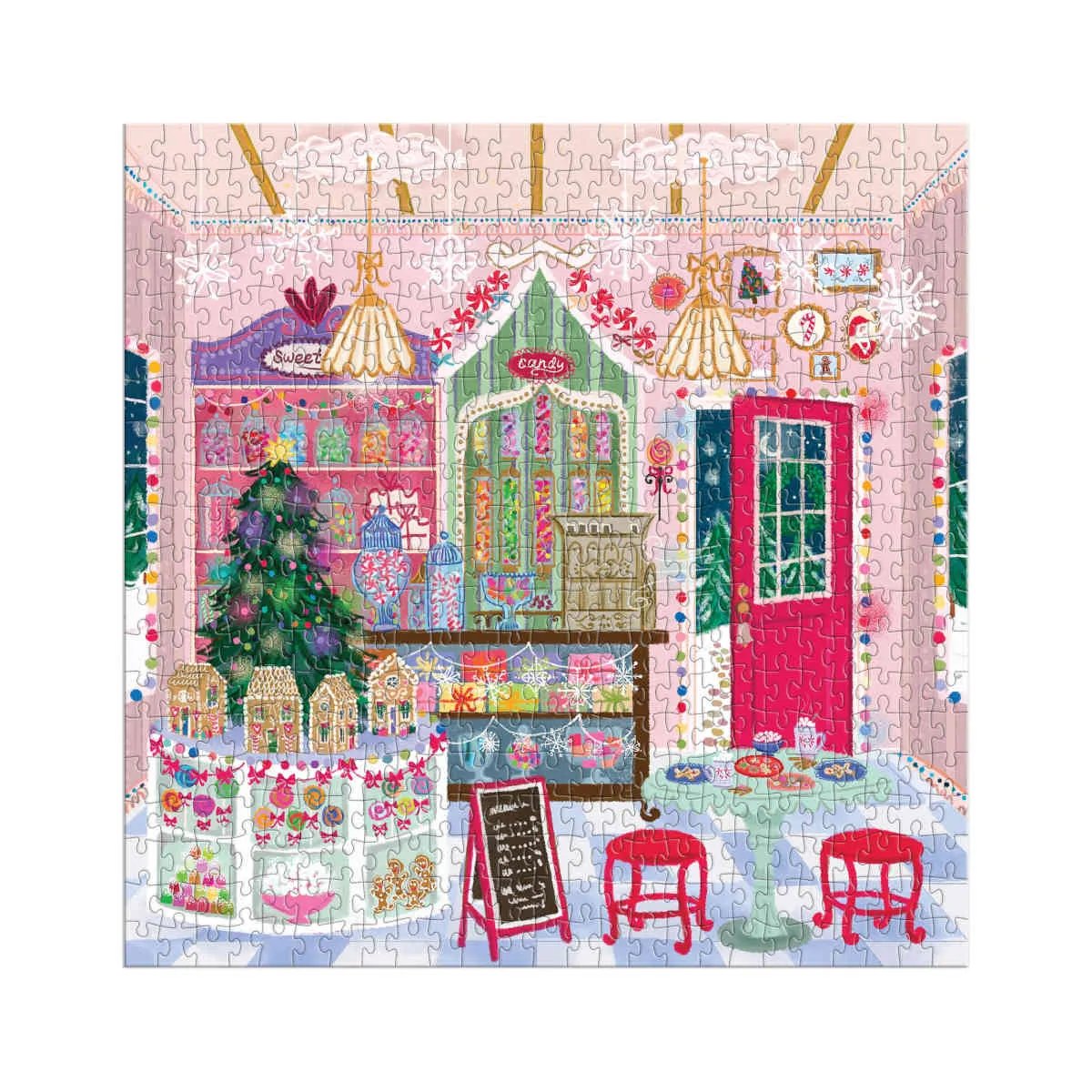 Galison Joy Laforme Gingerbread Cottage Puzzle 500 Piece