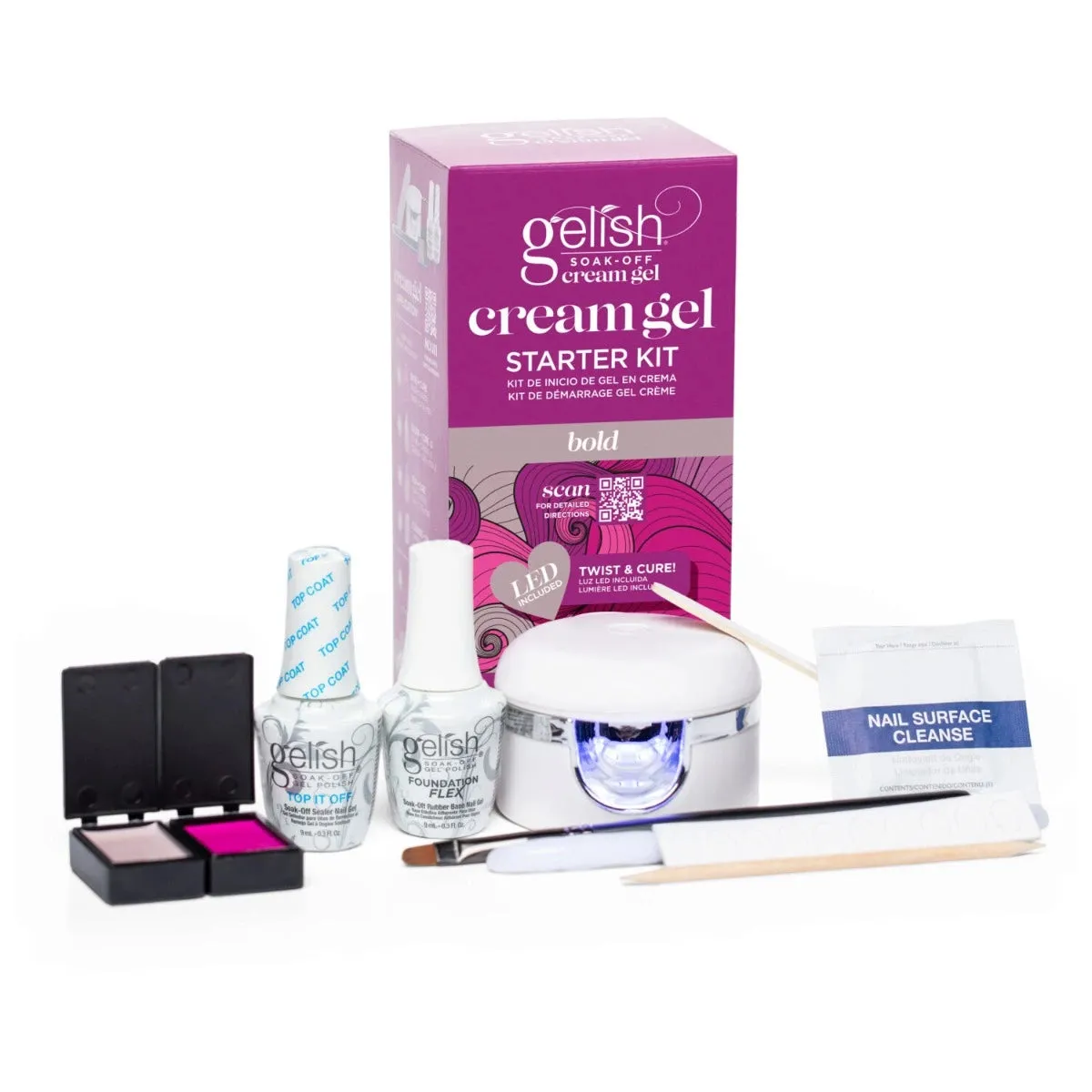 Gelish Cream Gel Bold Starter Kit