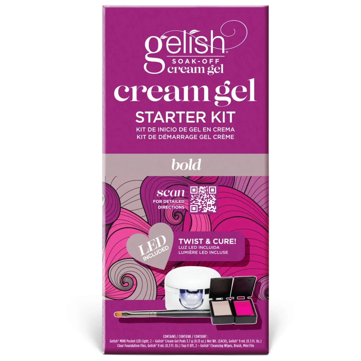 Gelish Cream Gel Bold Starter Kit