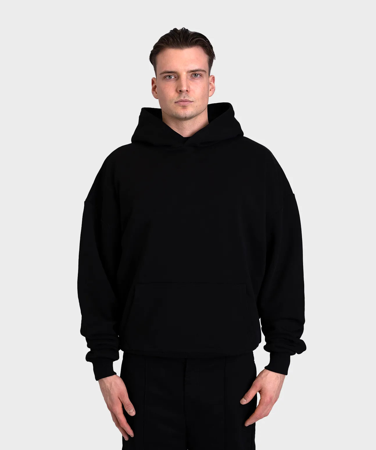 Heavy Oversized Hoodie Black