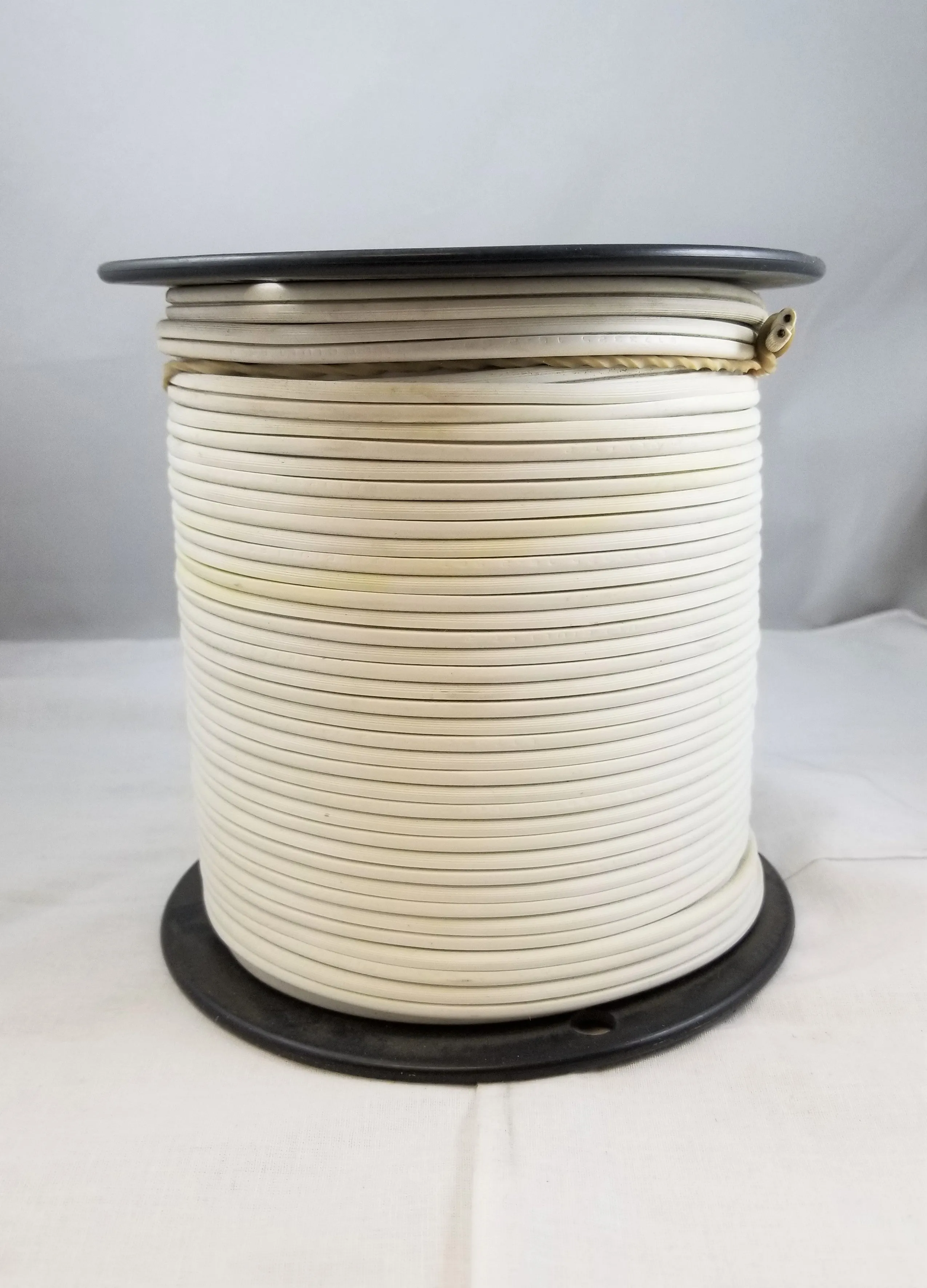 Heavy White Plastic Cord - Sold by Reel Only - 250ft. Spool