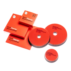 Koch Chemie Heavy Cut Foam Pad (Red Pad) Available in 3" & 5" & 6"