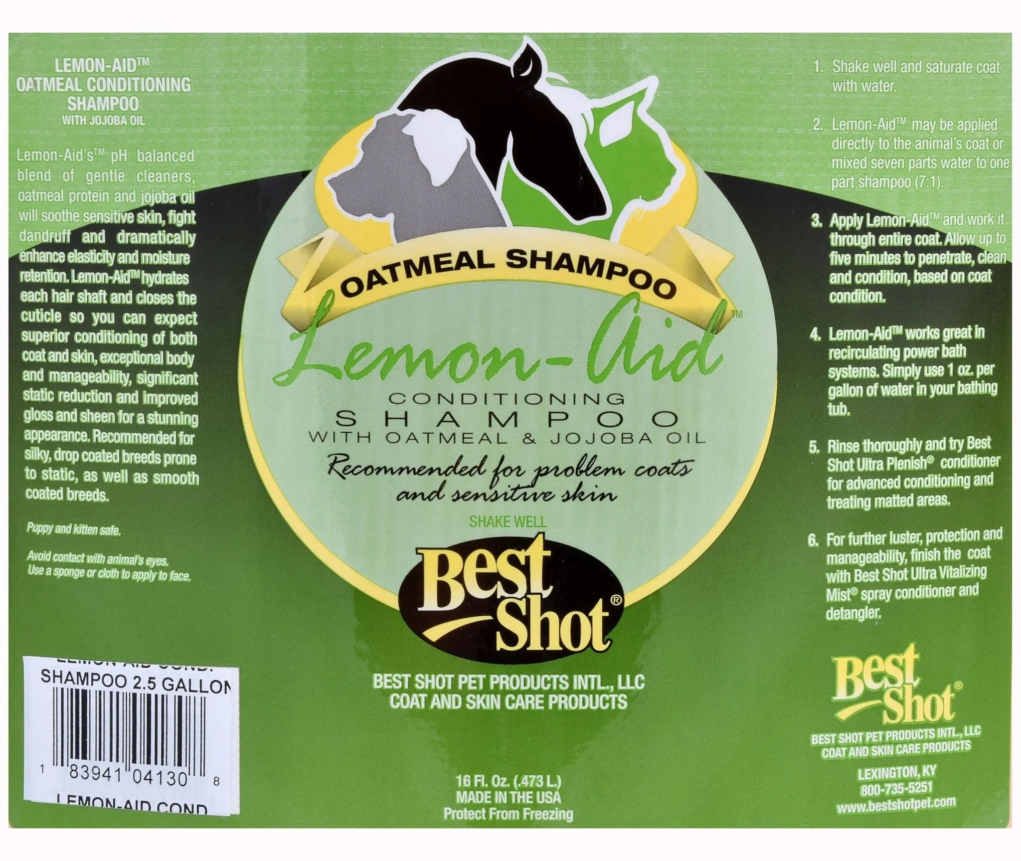 Lemon-Aid Oatmeal Ultra Wash Shampoo