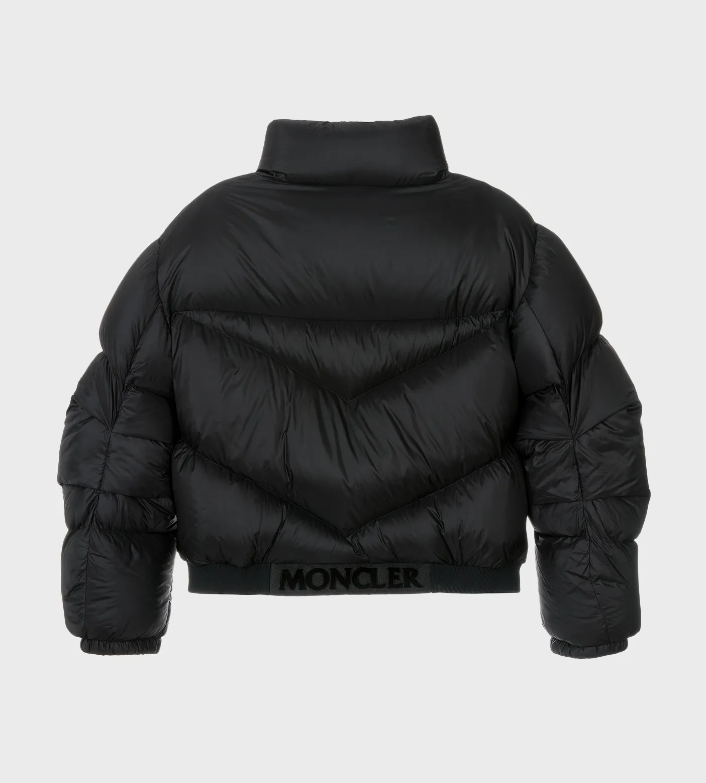 Logo Patch Padded Jacket Black