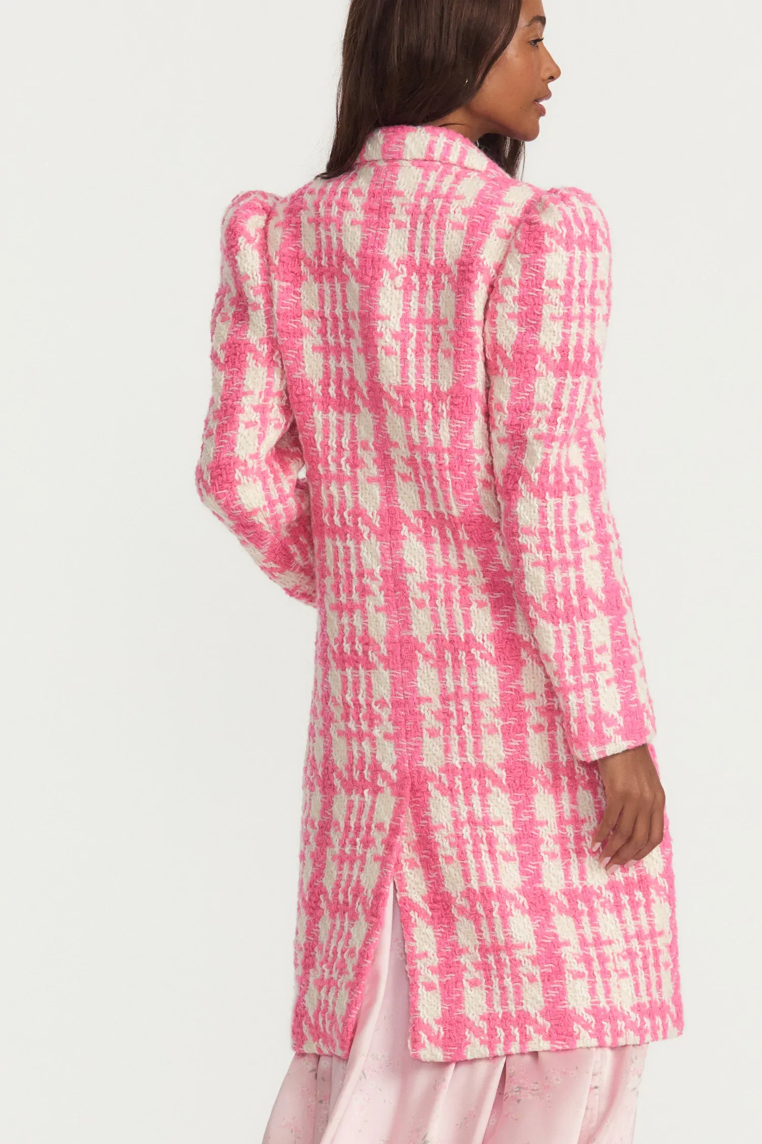 Love Shack Fancy - Asryn Coat in Majestic Pink