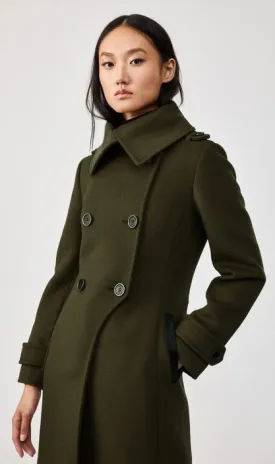 Mackage - Elodie Wool Coat in Army