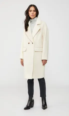 Mackage - Eve Wool Coat in Off White