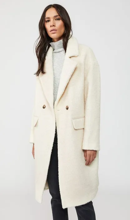 Mackage - Eve Wool Coat in Off White