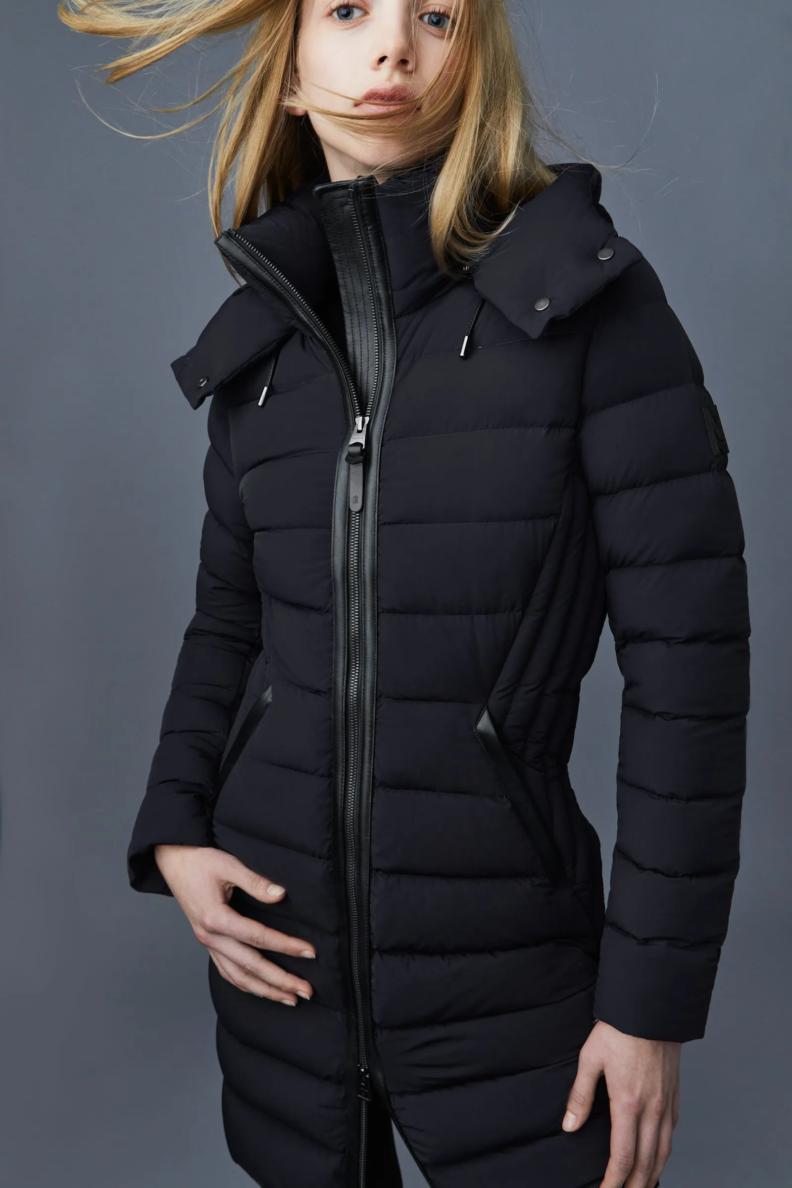 MACKAGE - Farren Lightweight Down Coat in Black