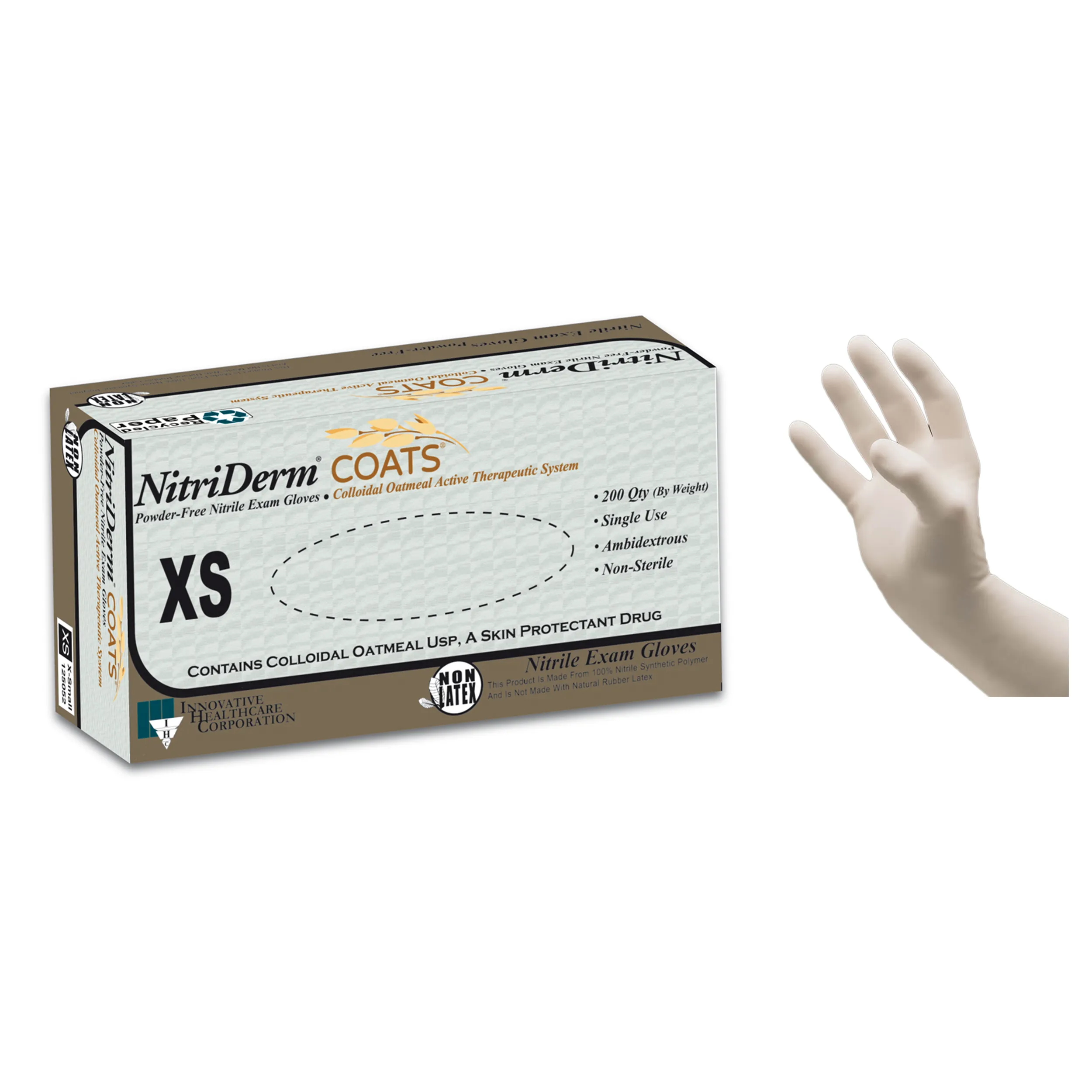 NitriDerm Coats Nitrile Exam Gloves 200/box