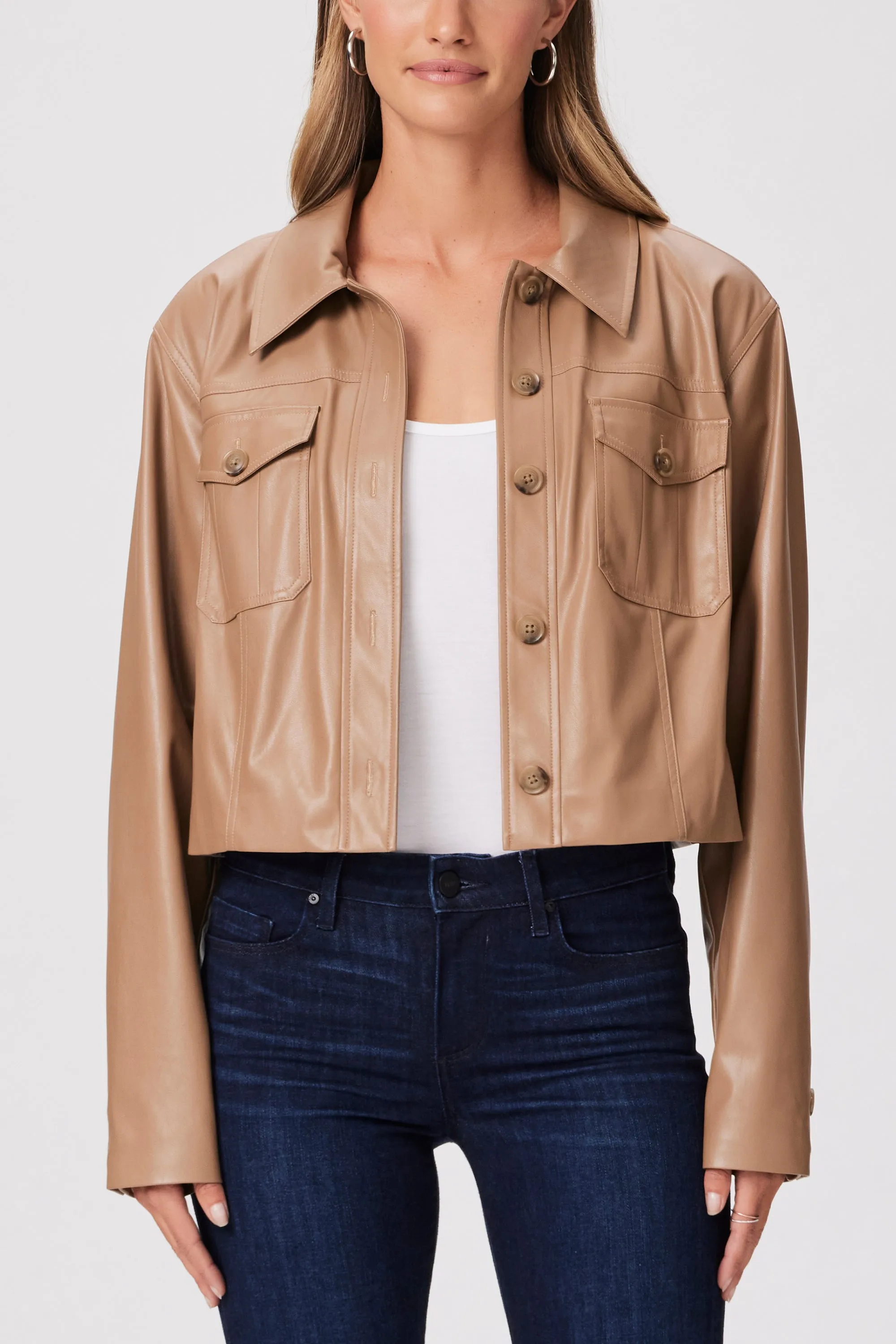 Paige Premium Denim - Fenwick Jacket in Burnt Sugar