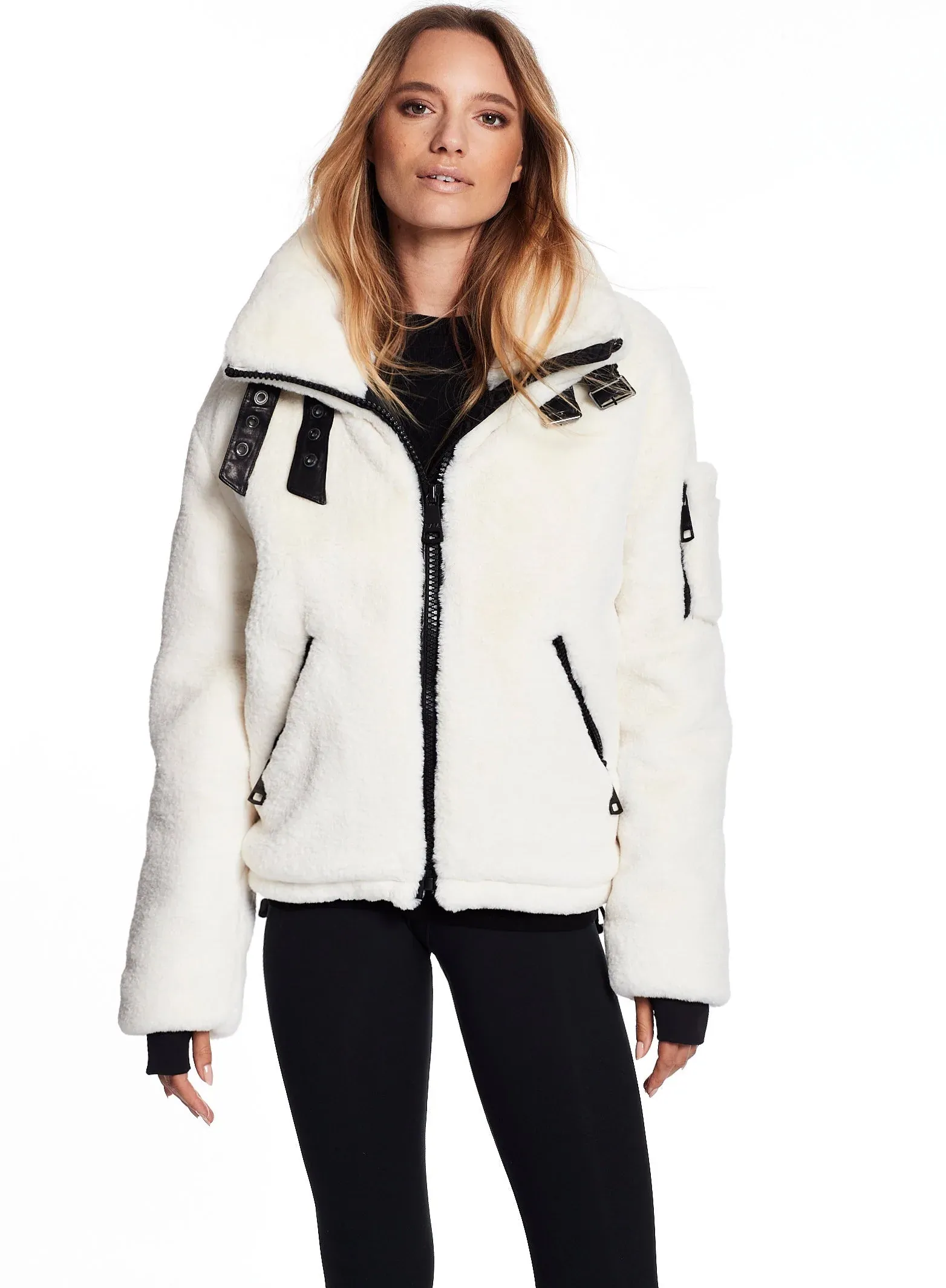 SAM - Faux Fur Denver in Ivory