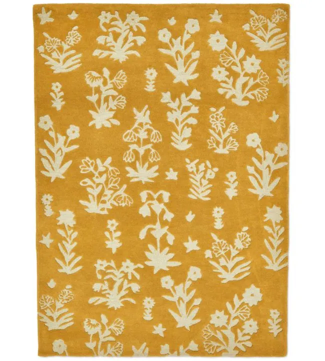 Sandersons Rug Woodland Glade Gold