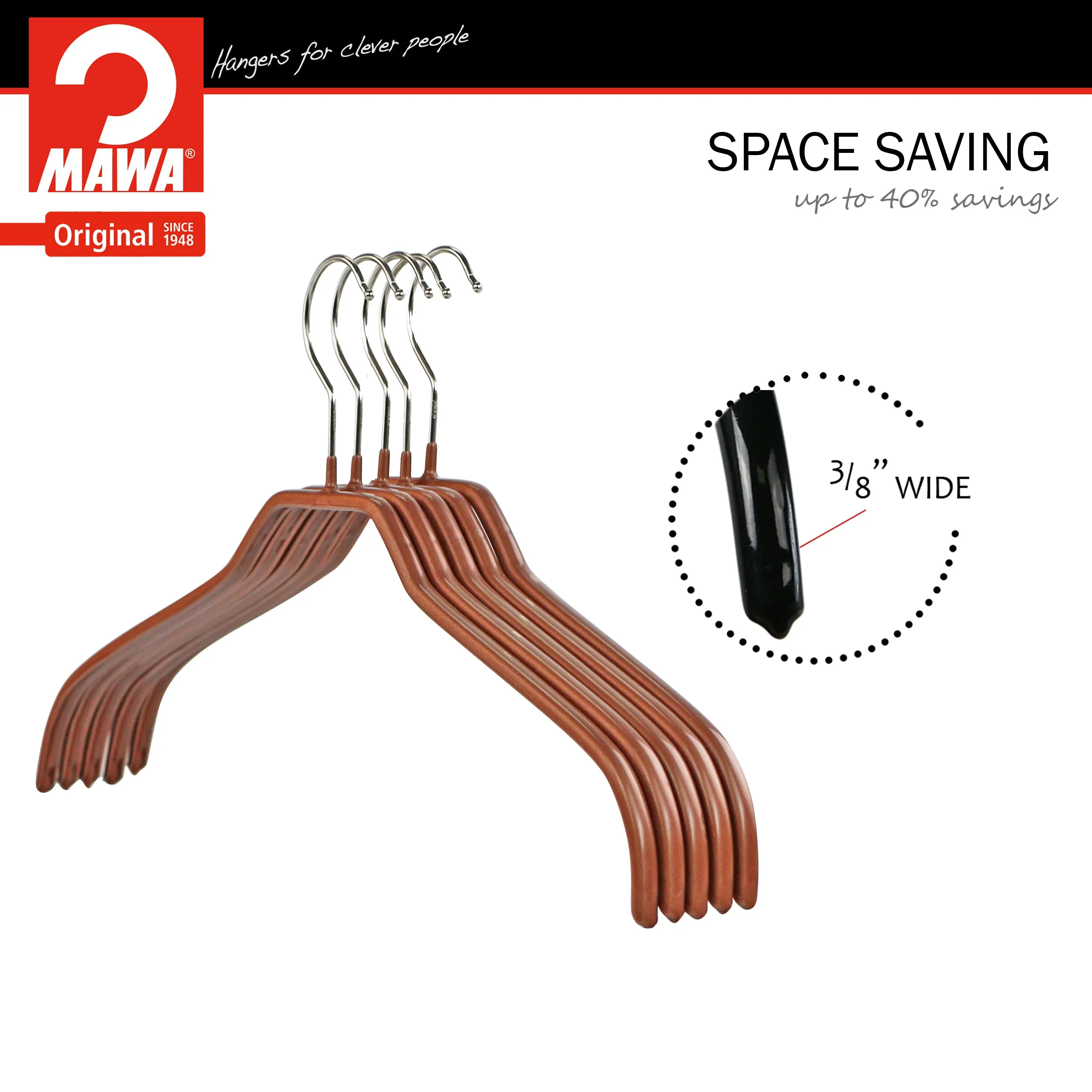 Silhouette, 41-F, Hanger, Copper *New*