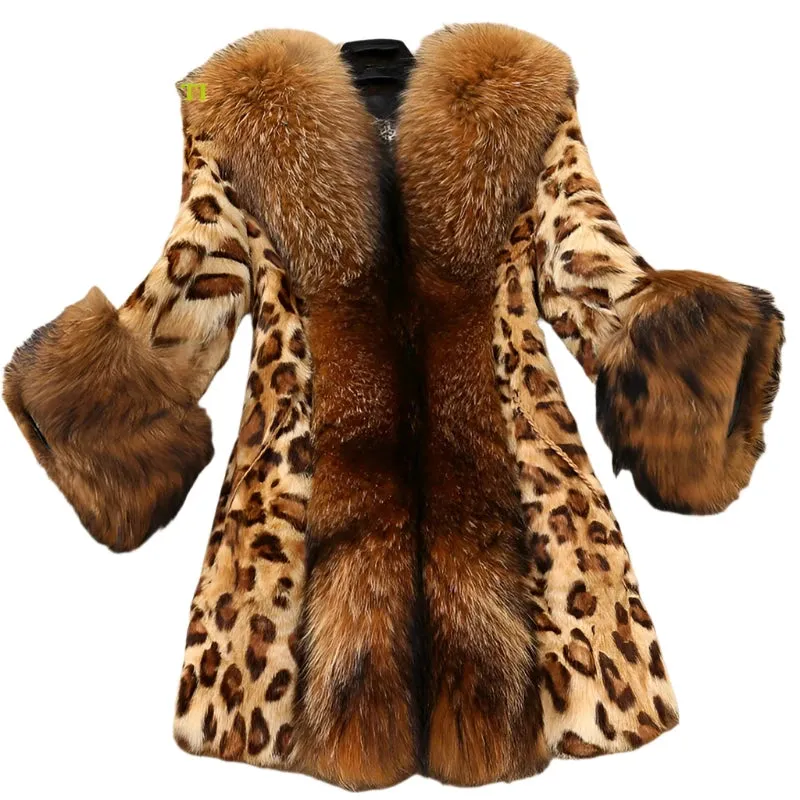 TEEK - Leopard Mink Raccoon Faux Fur Coats