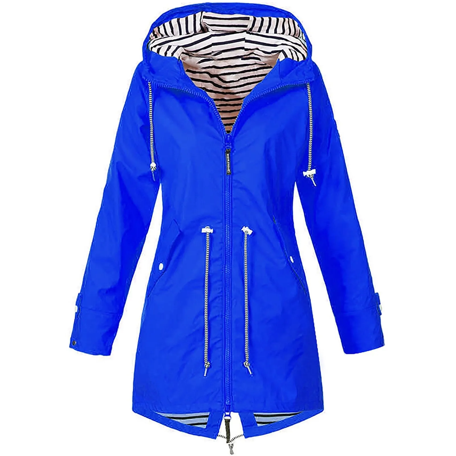 Trendy Hooded Rain Coat