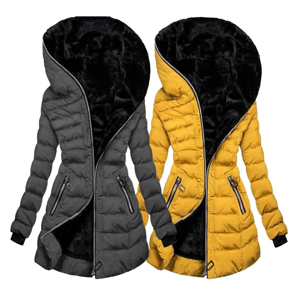 Trendy Rain Resistant Puff Hooded Coat