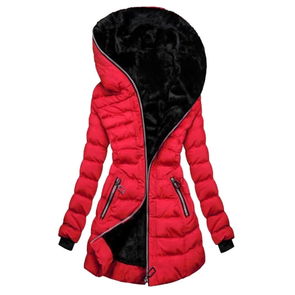 Trendy Rain Resistant Puff Hooded Coat