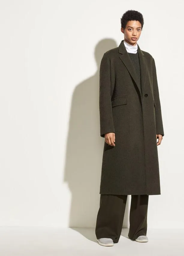 Vince - Long Coat Deep Laurel