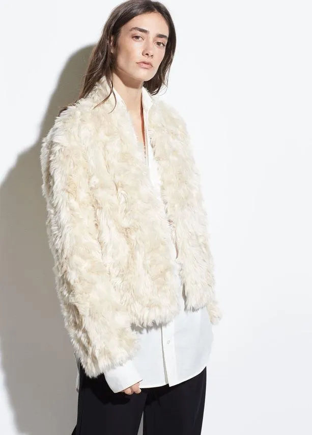 VINCE - Plush Jacket Creme